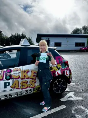 Click Here To Enlarge This Photo Of Caroline Blackham Passed Her Driving Test&excl;