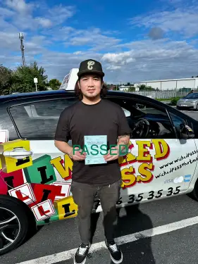 Click Here To Enlarge This Photo Of John Camangian Passed His Driving Test&excl;